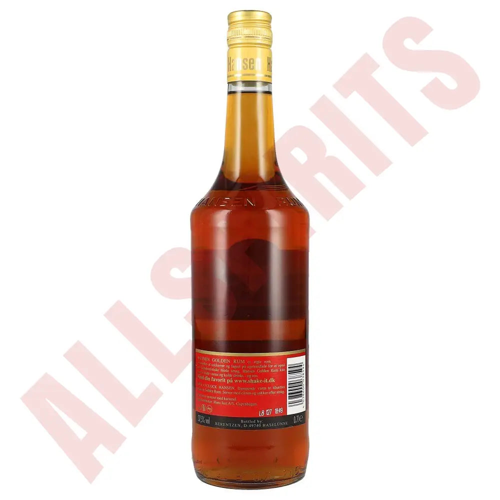 Hansen Golden Rum 37,5% 0,7 ltr. - AllSpirits