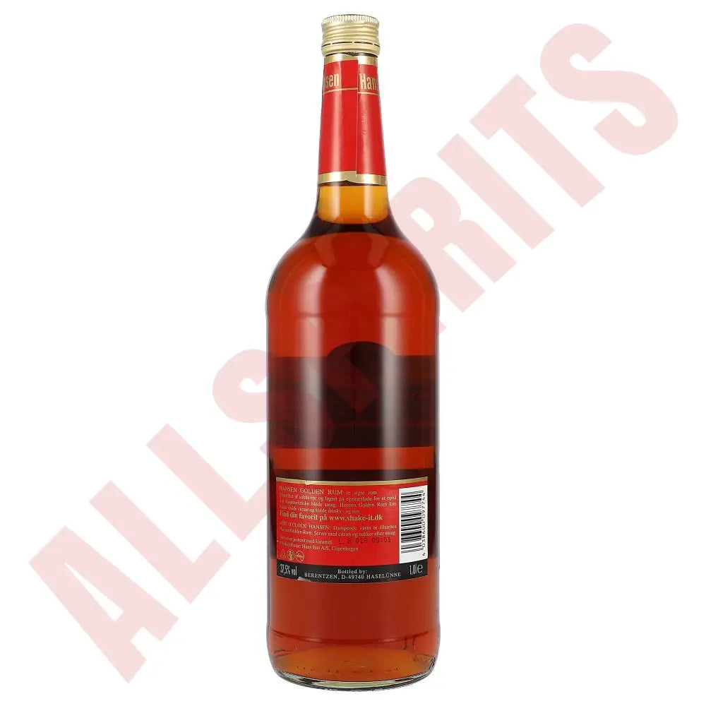 Hansen Golden Rum 37,5% 1 ltr. - AllSpirits