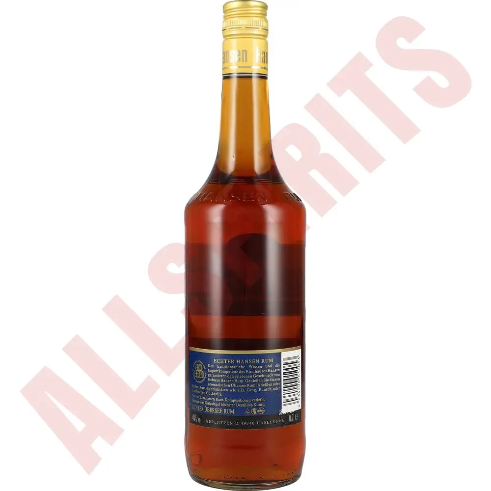 Hansen Rum Blau 40% 0,7 ltr. - AllSpirits