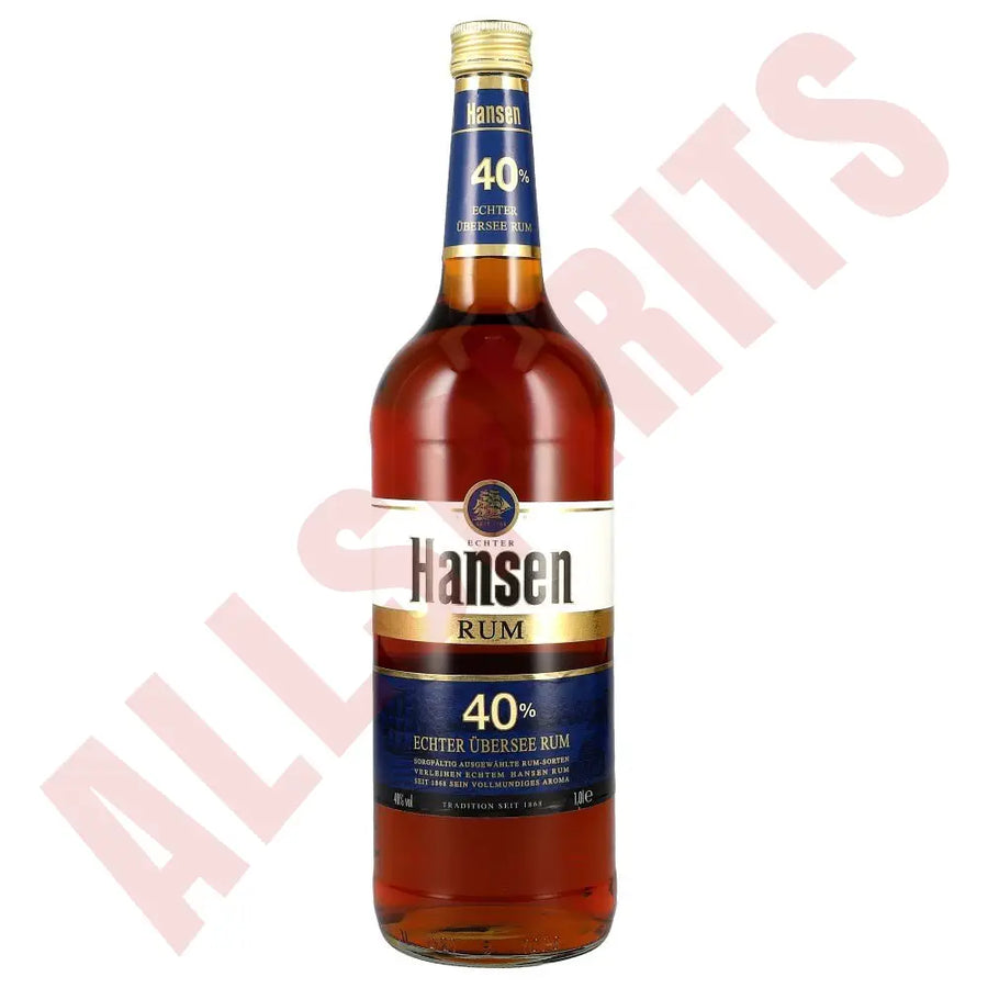 Hansen Rum Blau 40% 1 ltr. - AllSpirits