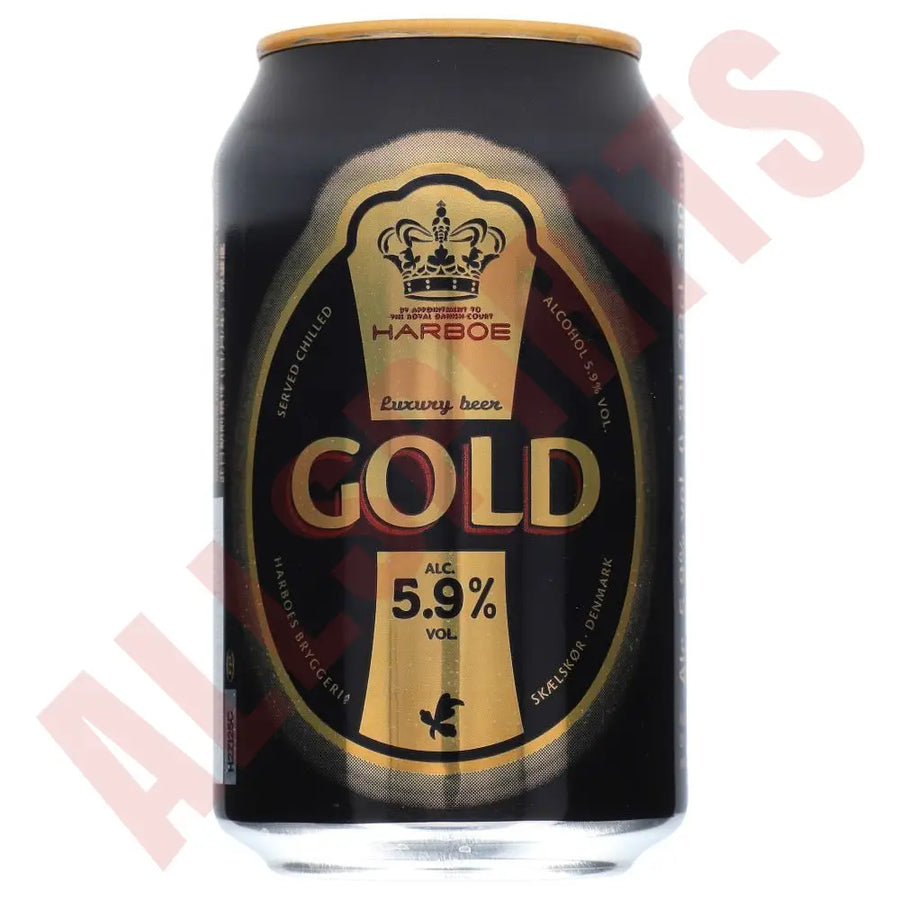 Harboe Beer Gold 5,9% 24x 0,33 ltr. zzgl. DPG Pfand - AllSpirits