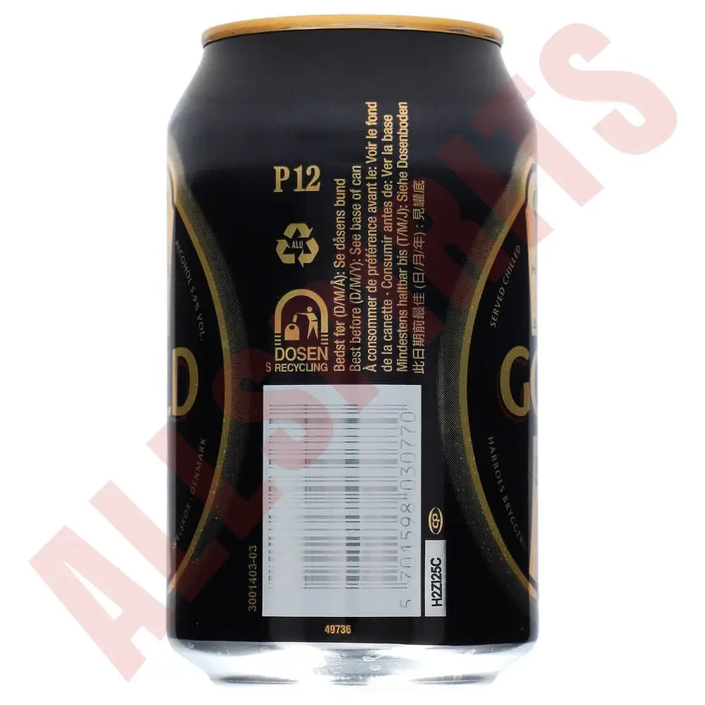 Harboe Beer Gold 5,9% 24x 0,33 ltr. zzgl. DPG Pfand - AllSpirits