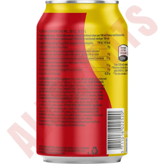 Harboe Cola Lemon 24X 0 33 Ltr. Zzgl. Dpg Pfand Softdrinks