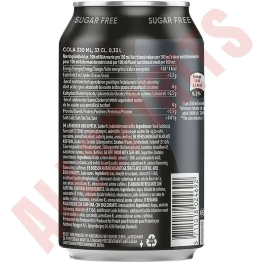 Harboe Cola Zero 24X 0 33 Ltr. Zzgl. Dpg Pfand Softdrinks