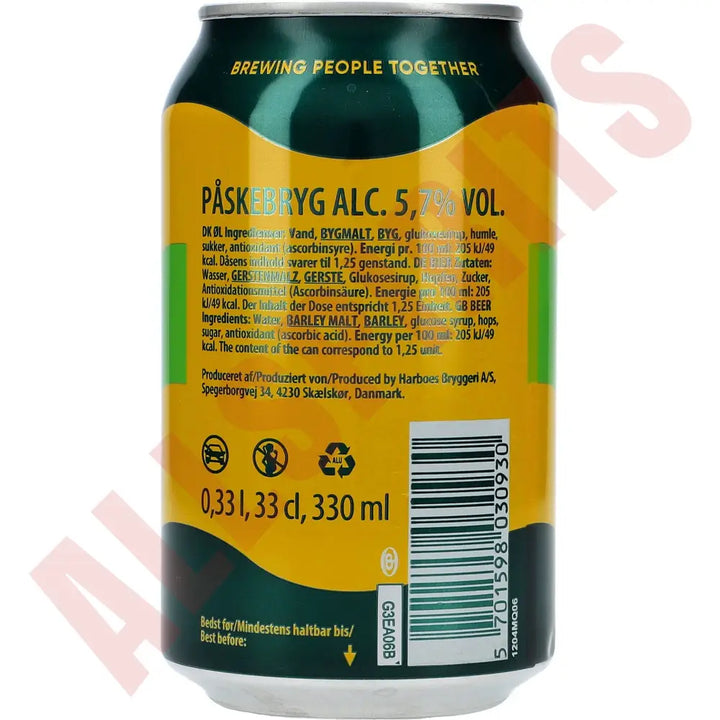 Harboe Påske Bryg 5 7% 24X 0 33 Ltr. Zzgl. Dpg Pfand Bier