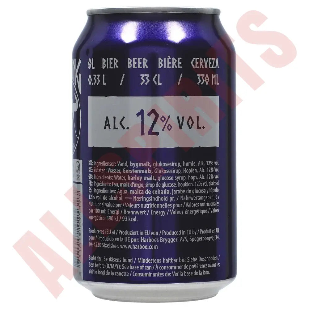 Harboe Viiking Strong Beer 12% 24x 0,33 ltr. zzgl. DPG Pfand - AllSpirits