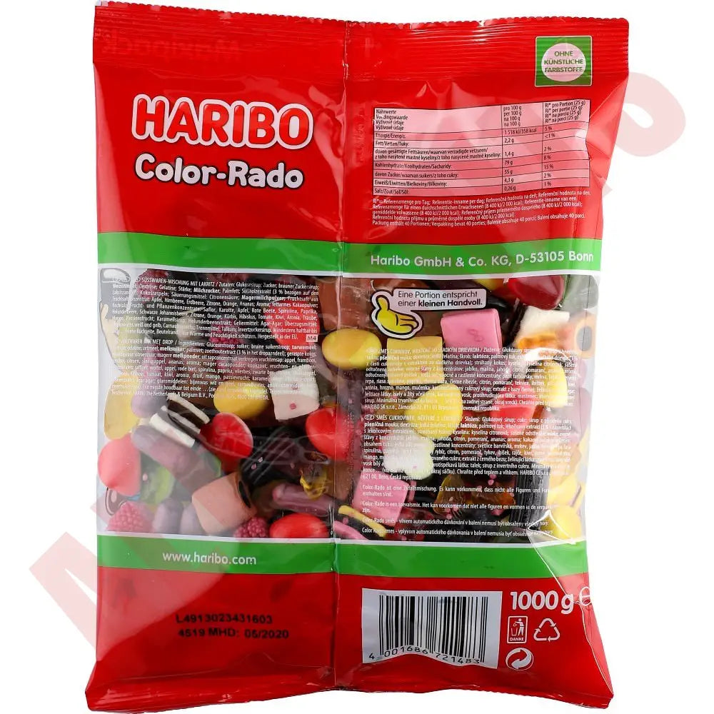 Haribo Color-Rado 1 kg - AllSpirits