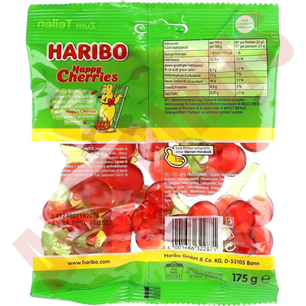 Haribo Happy Cherries 18 BT 175 g - AllSpirits