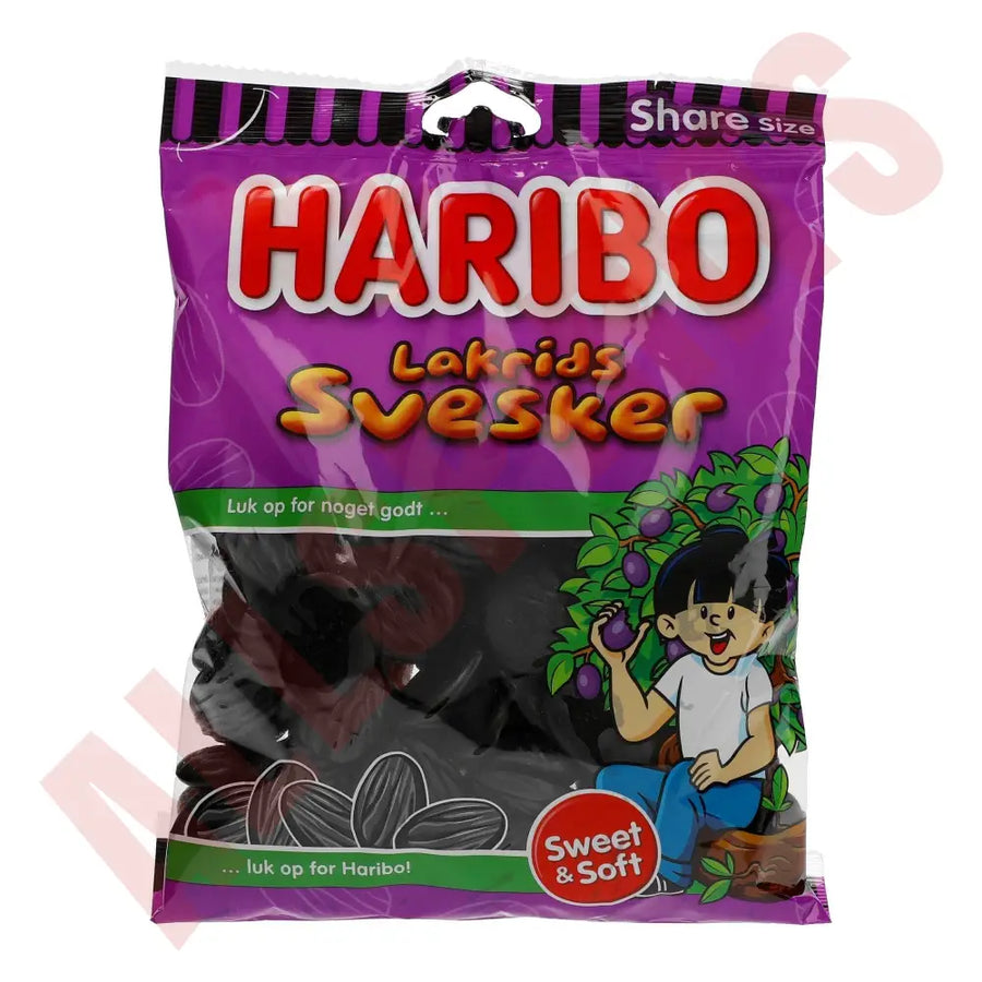 Haribo Lakrids Svesker 375g - AllSpirits