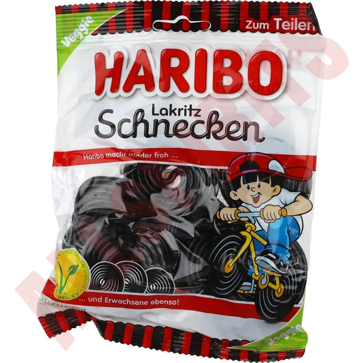 Haribo Lakritz Schnecken 18 BT 175 g 0,175kg - AllSpirits