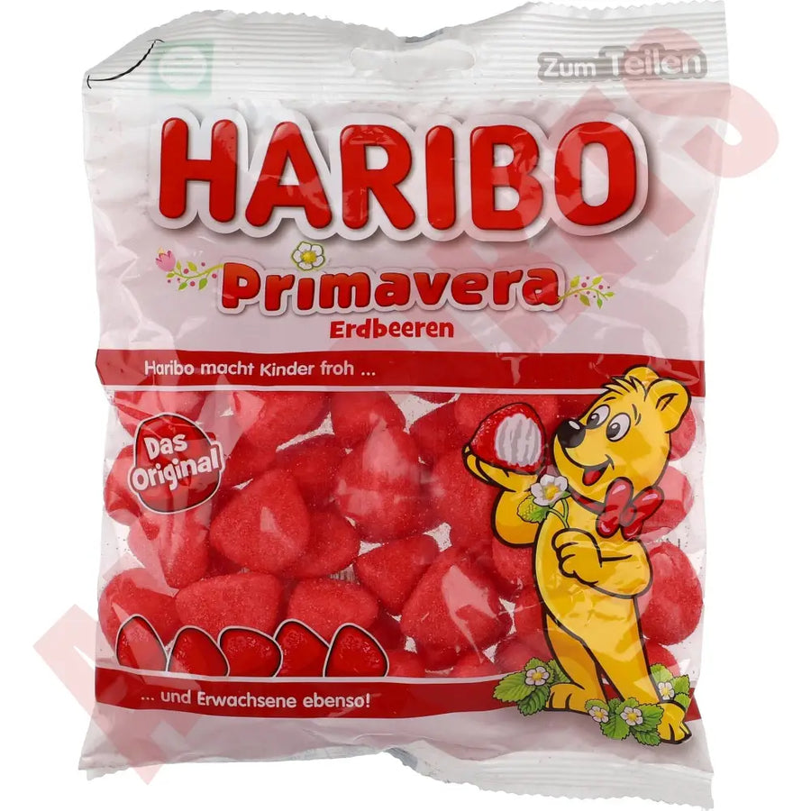 Haribo Primavera Erdbeeren 10 BT 175 g - AllSpirits