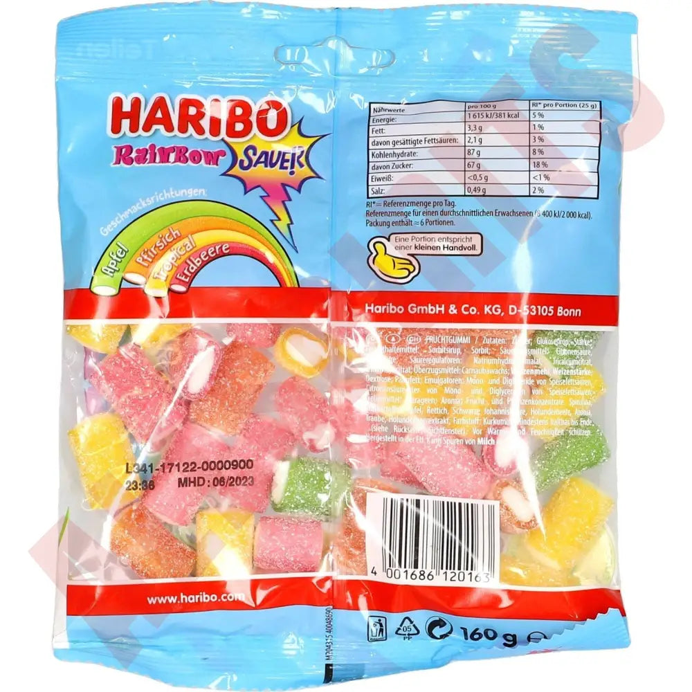 Haribo Rainbow Fizz 36 BT 160 g - AllSpirits