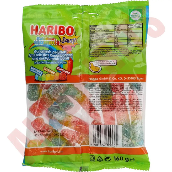 Haribo Rainbow Wummis sauer 160g - AllSpirits