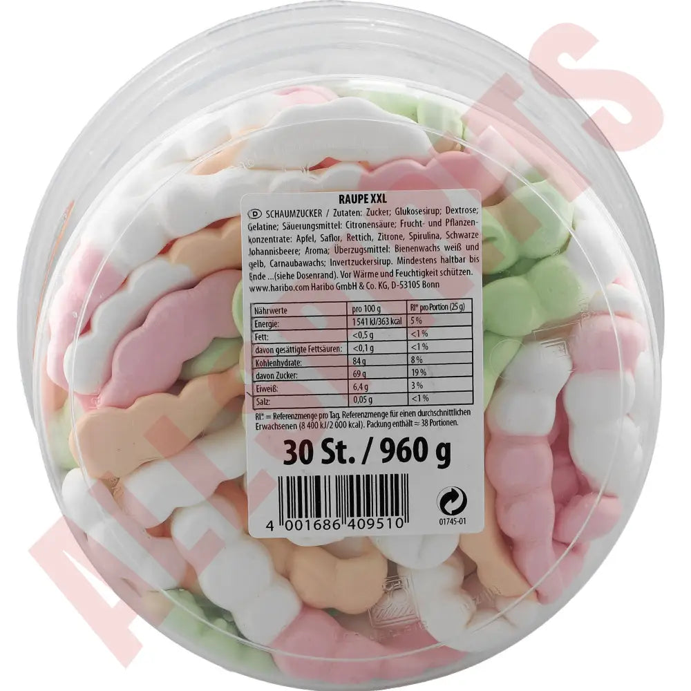 Haribo Raupe XXL 960g - AllSpirits