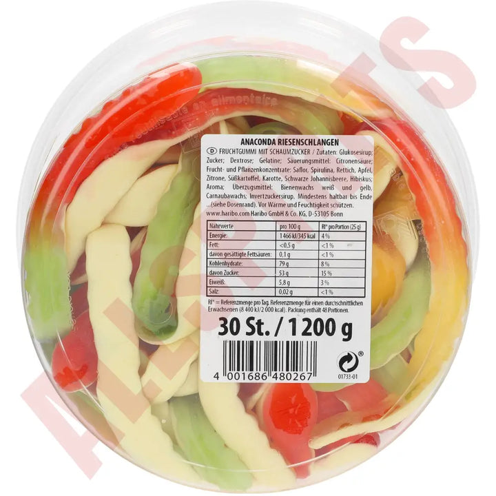 Haribo Riesenschlangen 1,2 kg - AllSpirits