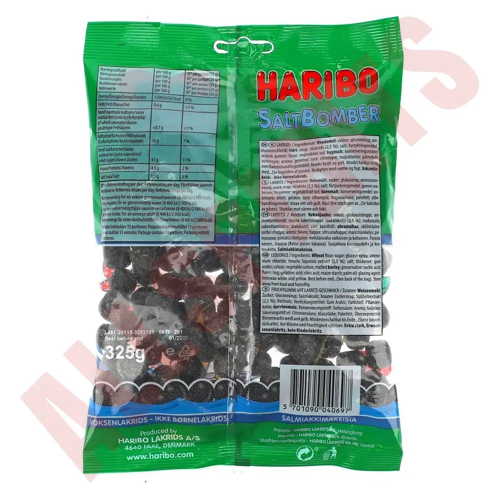 Haribo Saltbomber 325g - AllSpirits