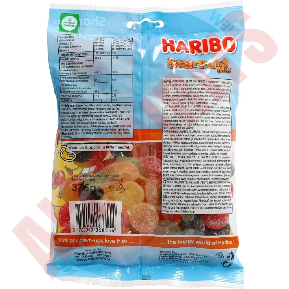 Haribo Stardust Mix 375g - AllSpirits