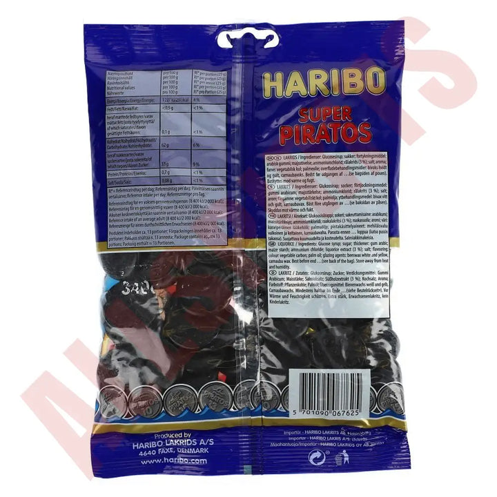 Haribo Super Piratos 340g - AllSpirits