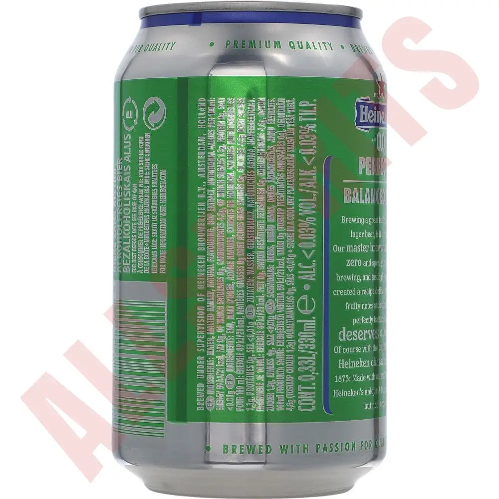 Heineken 0,0 Alkoholfrei 24x 0,33 ltr. zzgl. DPG Pfand - AllSpirits