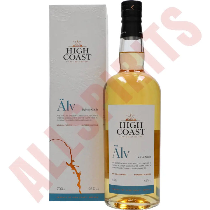 High Coast Box ÄLV Delicate Vanilla 46% 0,7 ltr. FL - AllSpirits