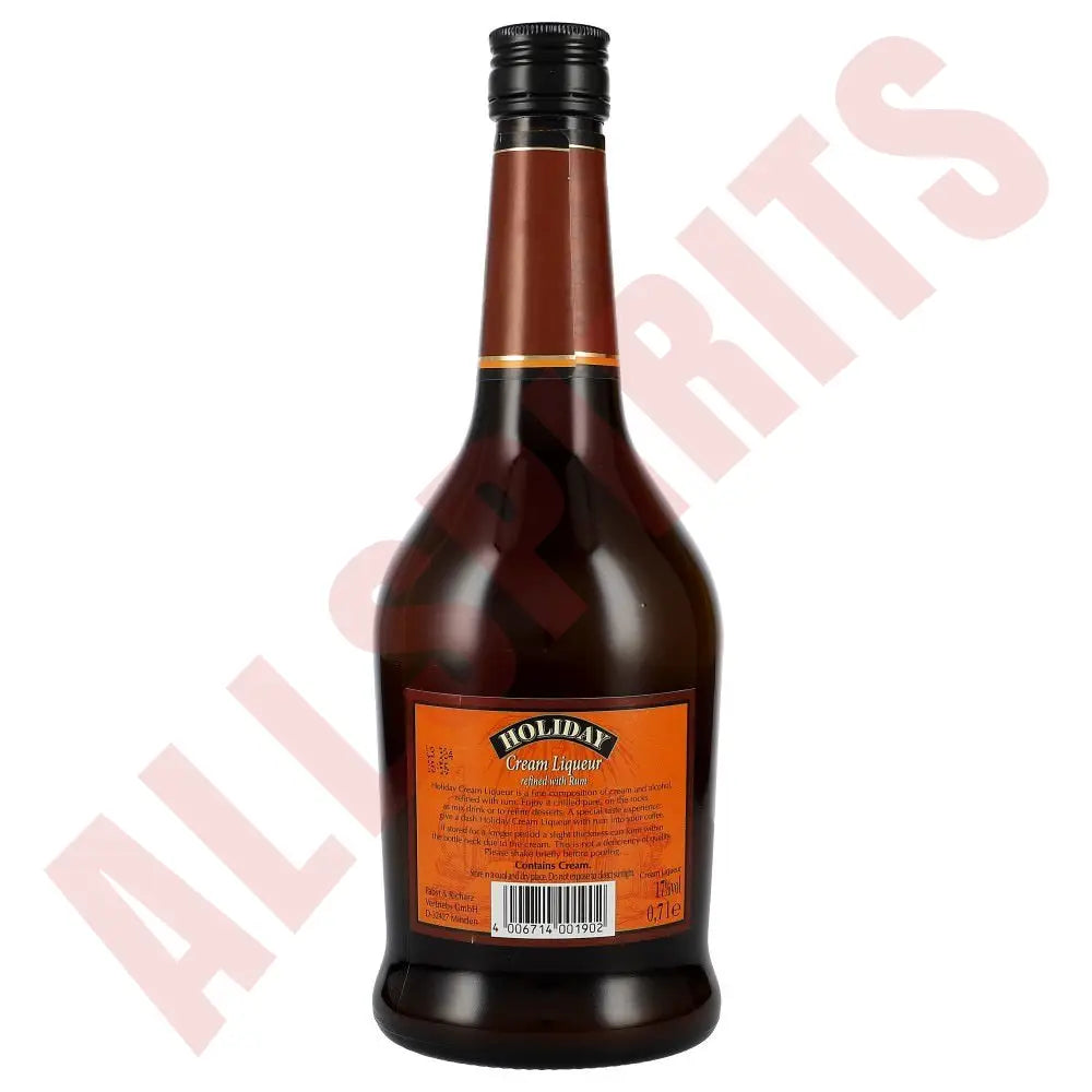 Holiday Sahne Liqueur mit Rum 17% 0,7 ltr. - AllSpirits