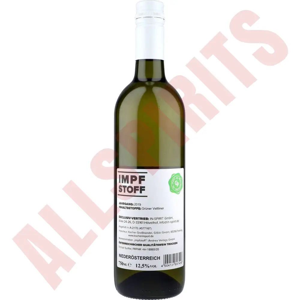 Impfstoff Weißwein trocken 12,5% 0,75 ltr. - AllSpirits