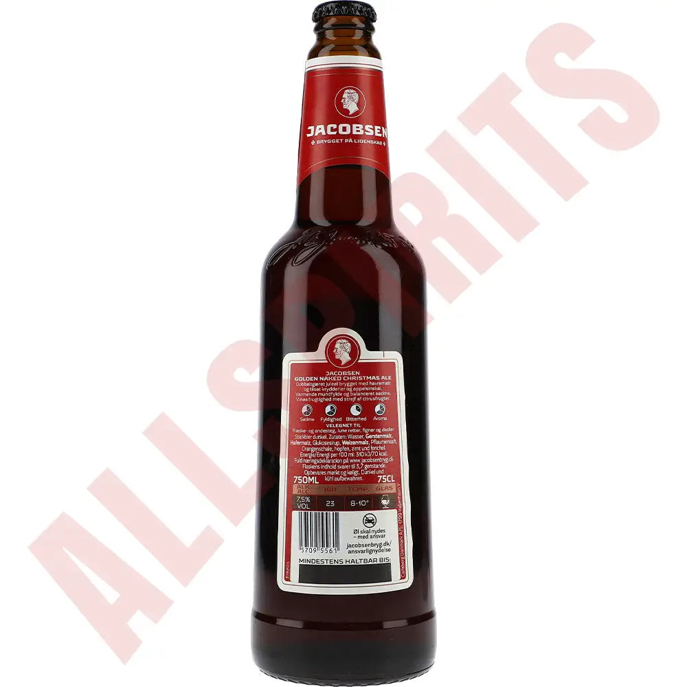 Jacobsen Golden Naked Christmas Ale 7 5% 0 75Liter