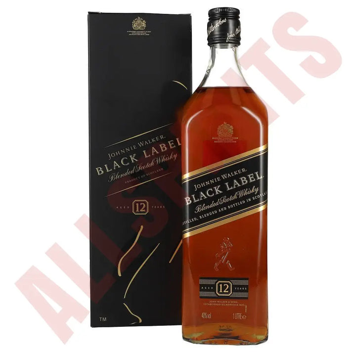 Johnnie Walker Black label 40% 1 ltr. - AllSpirits