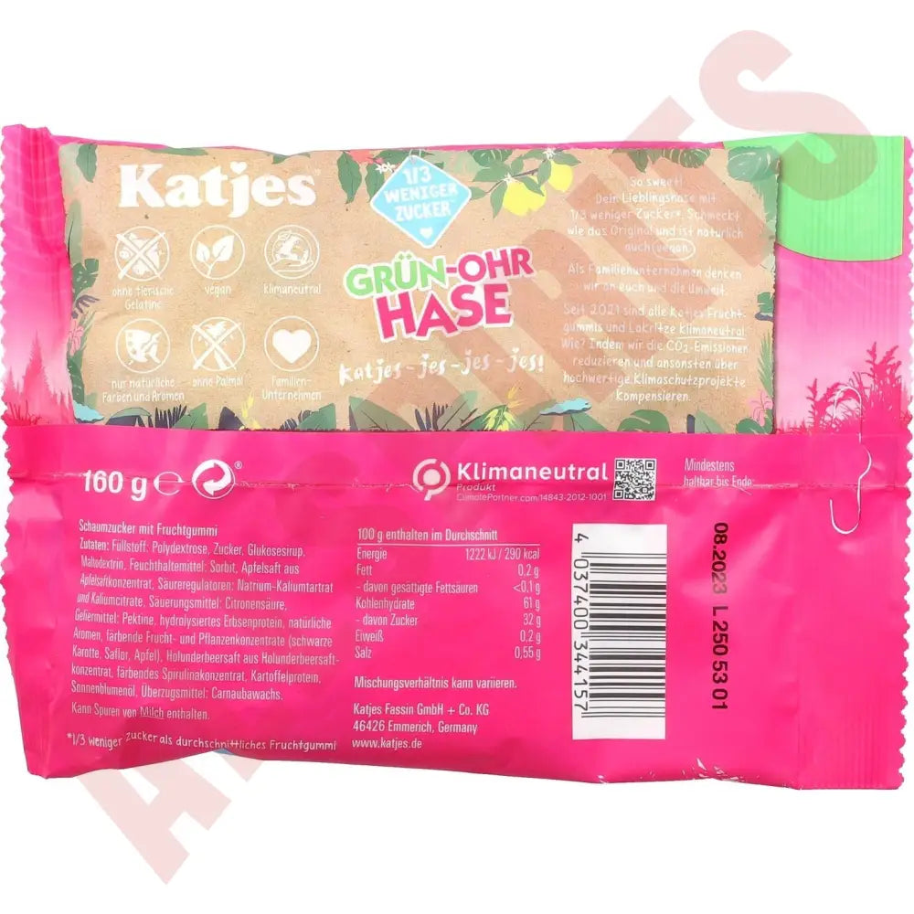 Katjes Grün-Ohr Hase 160G - AllSpirits