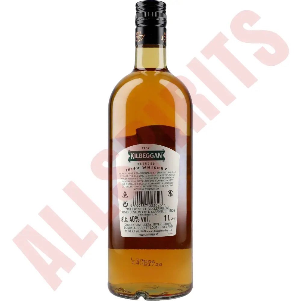 Kilbeggan Finest 40% 1 ltr. - AllSpirits