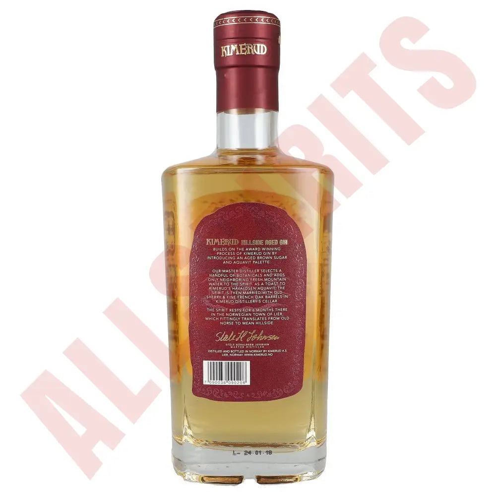 Kimerud Hillside Aged Gin 0,7L 42% - AllSpirits