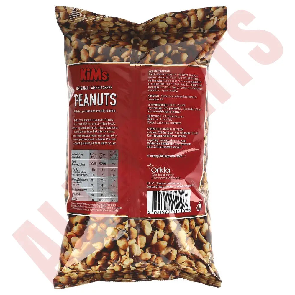 Kims Peanuts Saltede 1 kg - AllSpirits