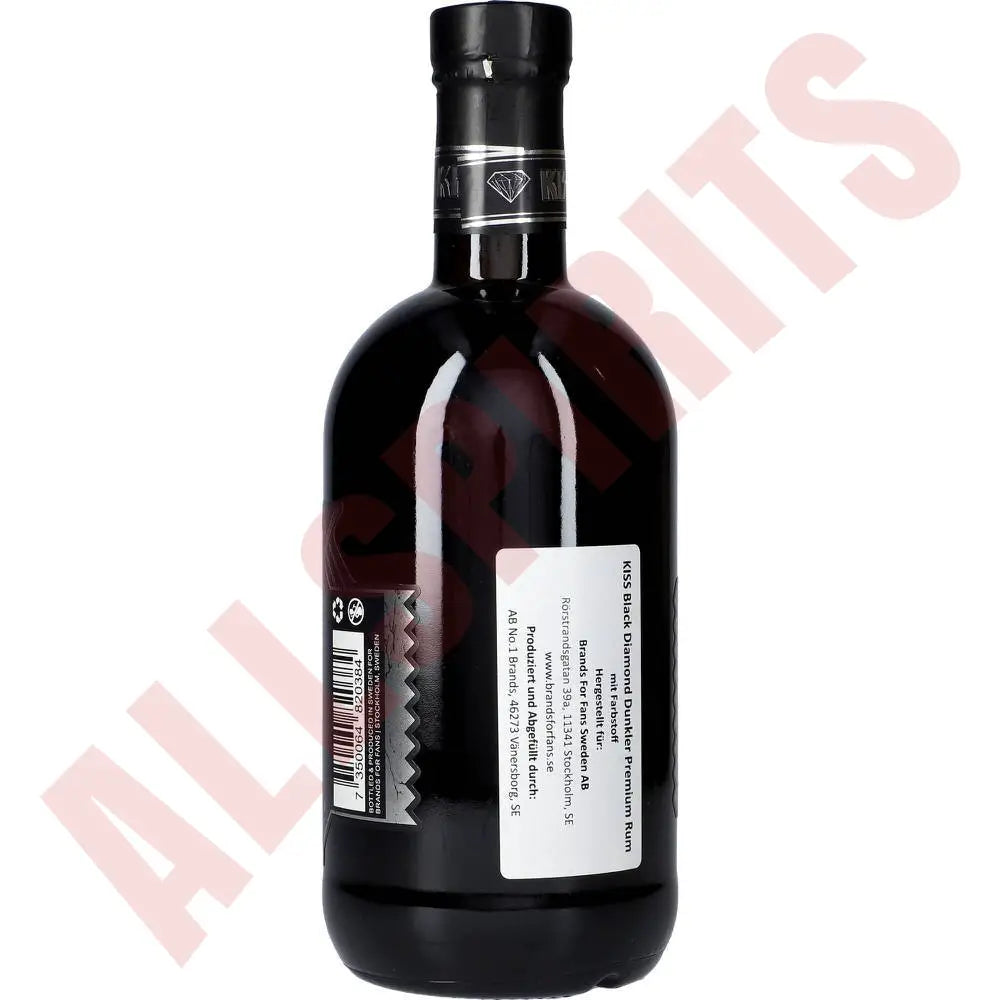 Kiss Black Diamond Rum 40% 0,5 ltr. - AllSpirits