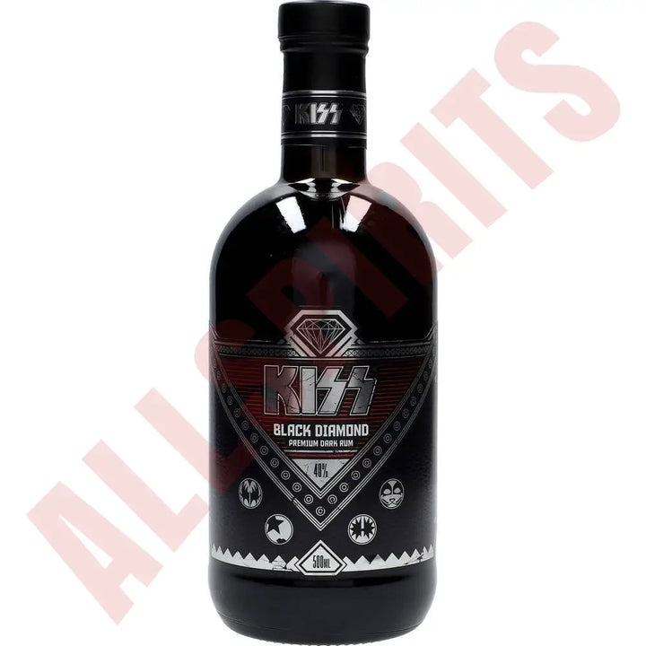 Kiss Black Diamond Rum 40% 0,5 ltr. - AllSpirits