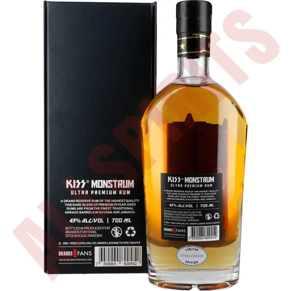 KISS MONSTRUM 43 % 0,7 ltr. - AllSpirits