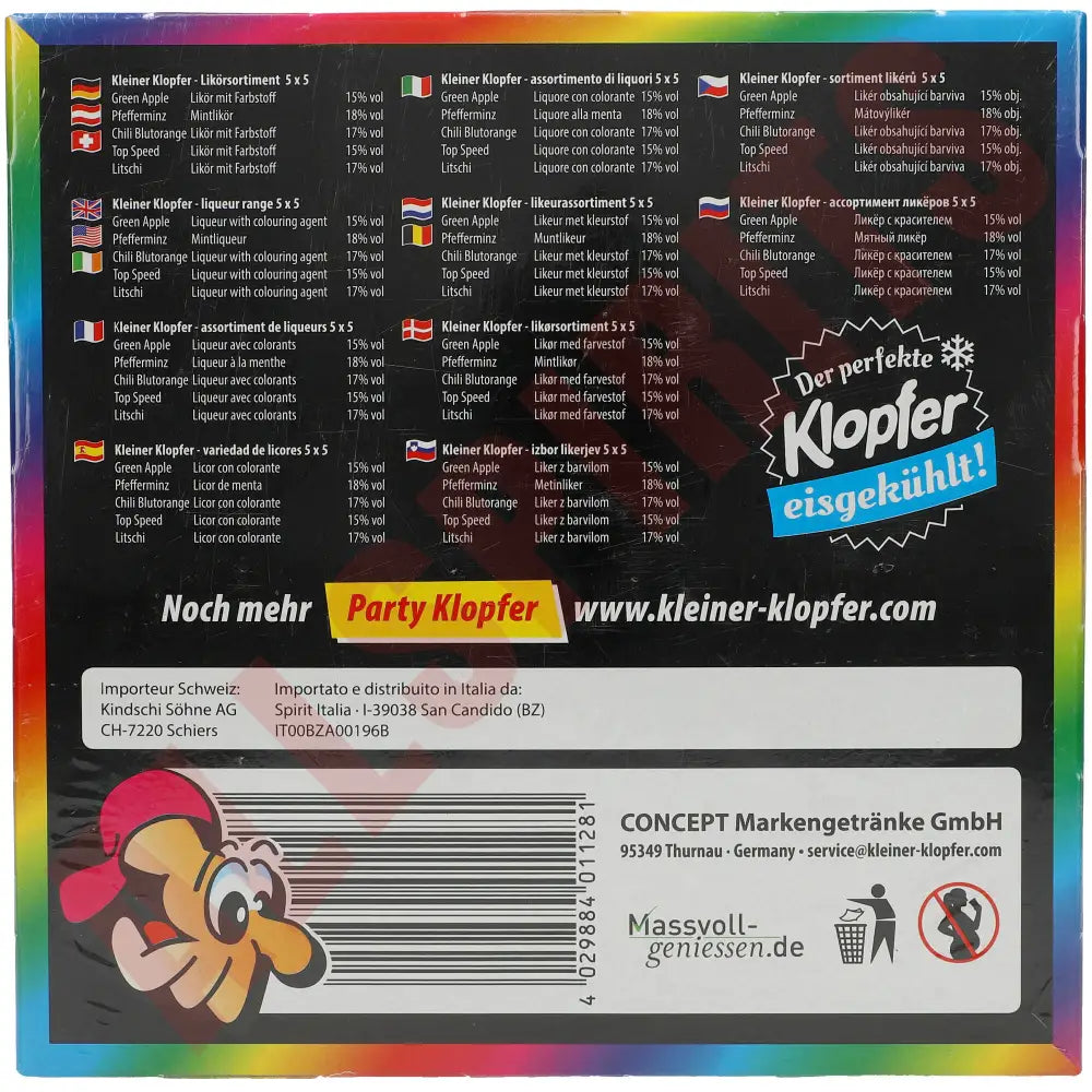 Kleiner Klopfer Crazy Mix 25x 0,02 ltr. 15-18% - AllSpirits