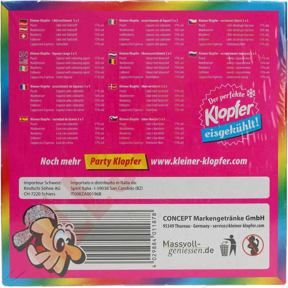 Kleiner Klopfer Lady Mix 25x 0,02 ltr. 15-17% - AllSpirits