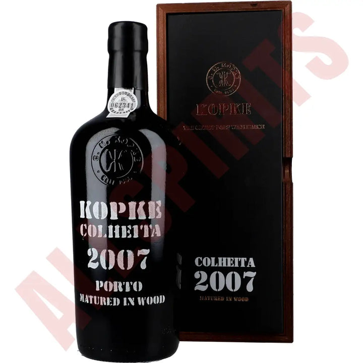 Kopke Colheita Port 2007 0,75L Wooden Box 20% - AllSpirits