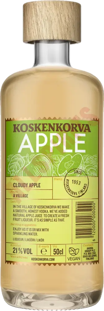 Koskenkorva Apple 21% 0 5L Spirituosen