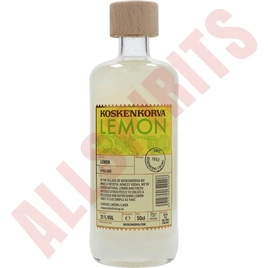 Koskenkorva Lemon 21% 0,5 ltr. - AllSpirits