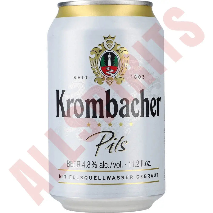 Krombacher Pils Premium Beer 4,8% 24x 0,33 ltr. zzgl. DPG Pfand - AllSpirits