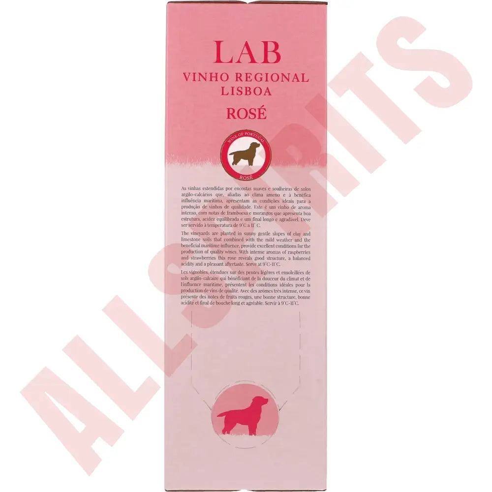 Lab Rose 12,5% 3 ltr. - AllSpirits