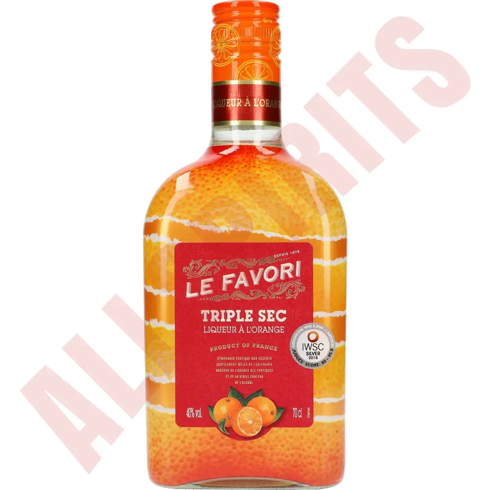 Le Favori Triple Sec 40% 0,7 ltr. - AllSpirits