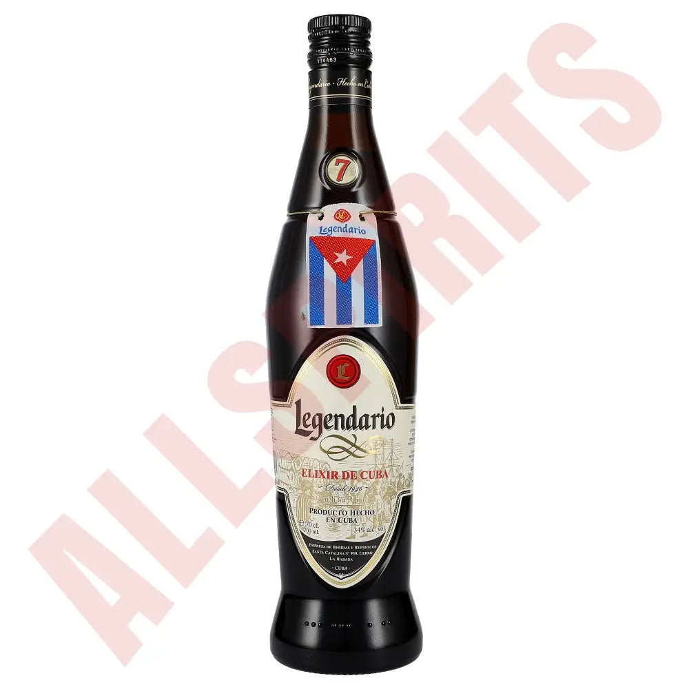 Legendario Elixir De Cuba 34% 0,7 ltr.