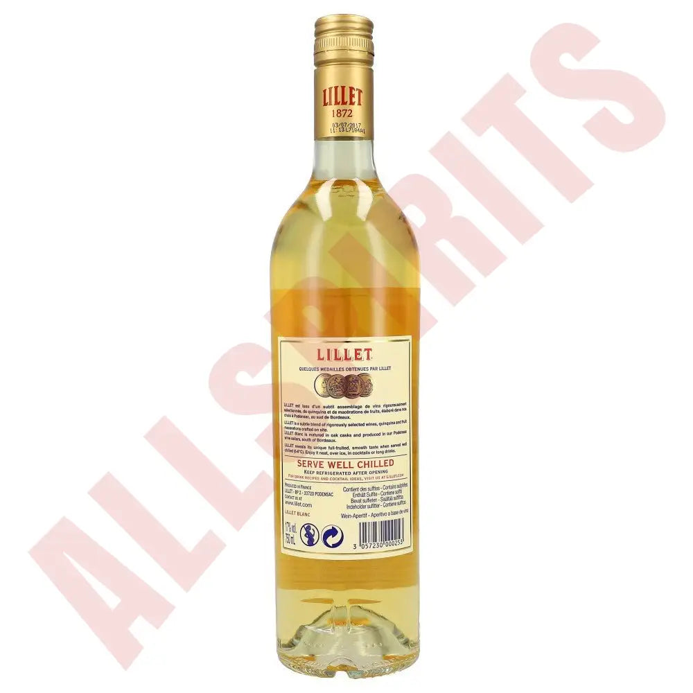 Lillet Blanc 17% 0,75 ltr. - AllSpirits