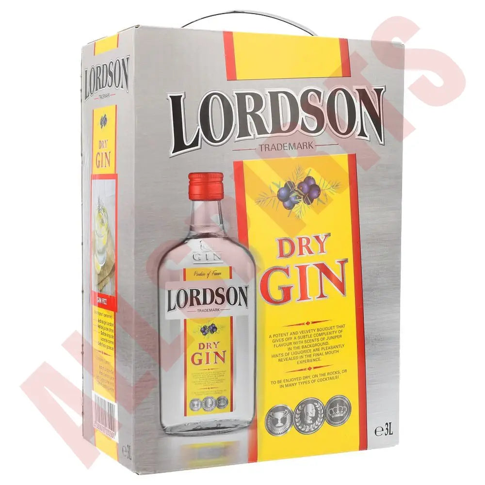 Lordson Dry Gin 37% 3 ltr. - AllSpirits