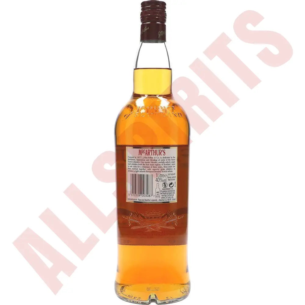 Mac Arthur´s Select Scotch Whisky 40% 1 ltr. - AllSpirits