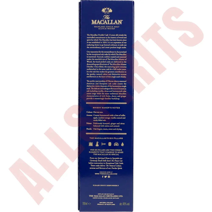 Macallan 12y Double Cask 40% 0,7 ltr. - AllSpirits