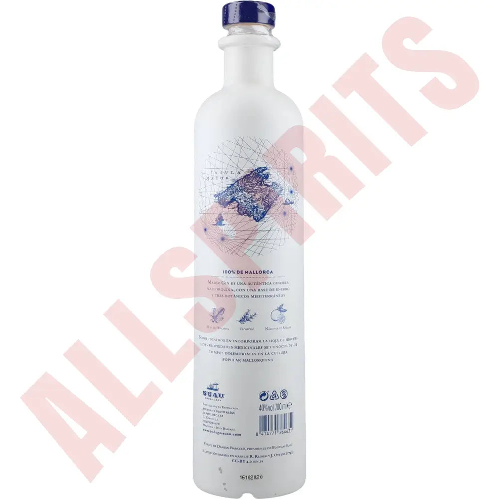 Maior Gin Suau Premium 40% 0,7 ltr. - AllSpirits