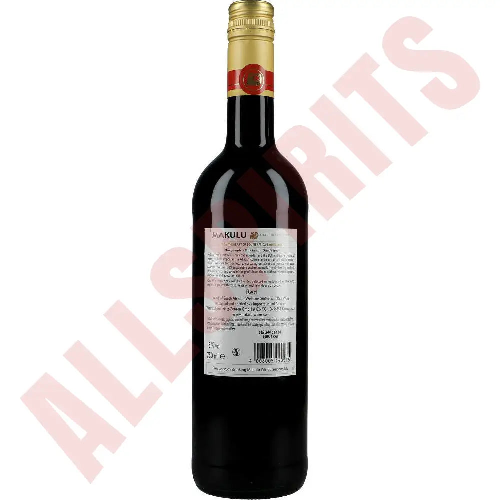 Makulu Cape Red 13,0% 0,75 ltr. - AllSpirits